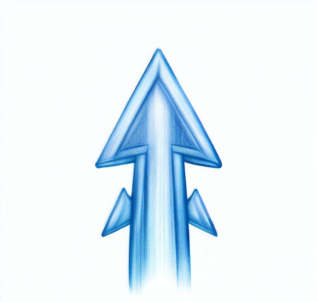 rising arrow