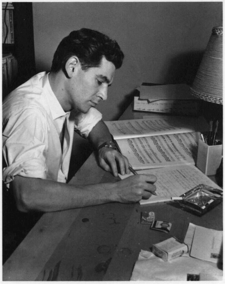 Leonard bernstein composing