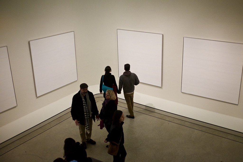 agnes Martin in Guggenheim