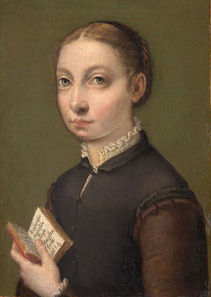 sofonisba-anguissola-autoritratto-1554 Sofonisba Anguissola portrait